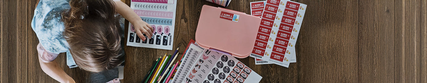 Étiquettes autocollantes personnalisables