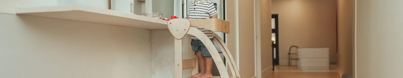 Tours d'apprentissage et marche-pieds