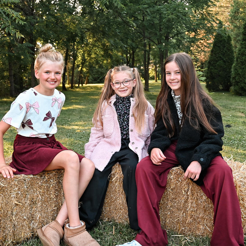 Veste Romance Rose 7-14ans-Look-LOK-2253578C-ROS-CLÉMENT