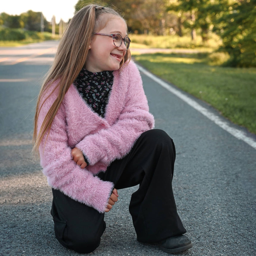 Cardigan Tricot Romance 7-14ans-Look-LOK-2253570C-ROS-CLÉMENT