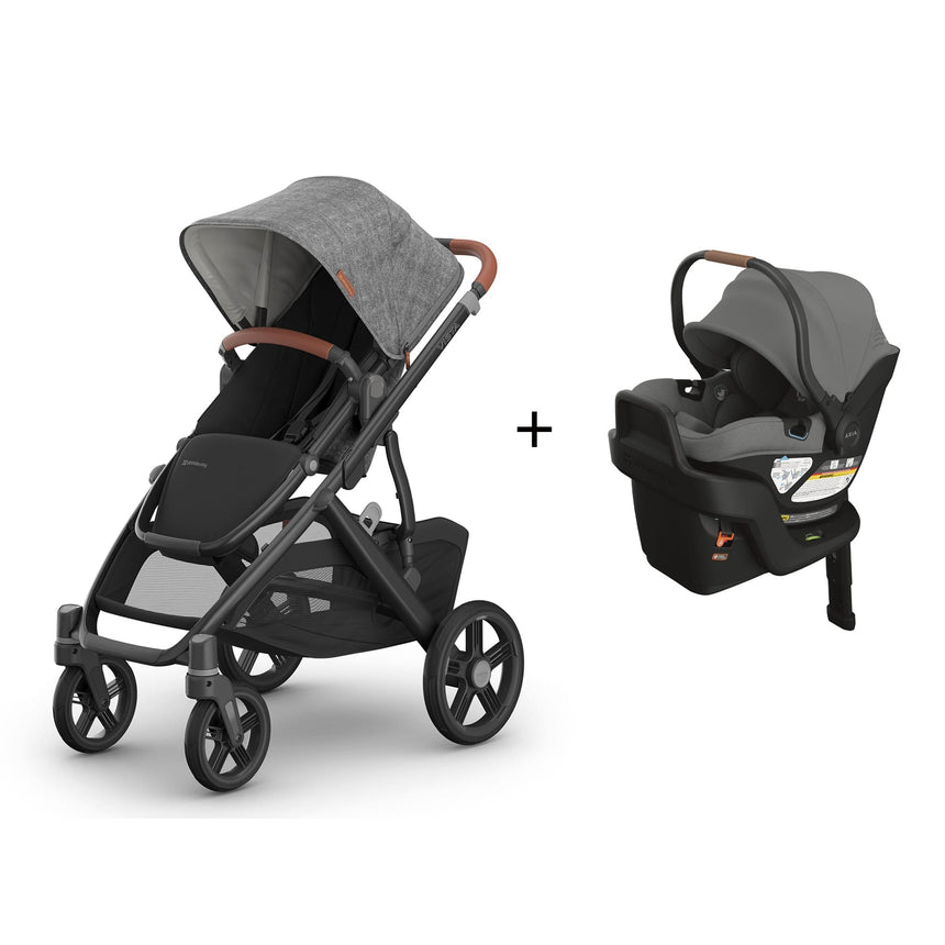 Poussette Vista V3 + Siège Auto Aria V2 - Greyson-Systeme De Voyage (607)-UPPAbaby-CLÉMENT