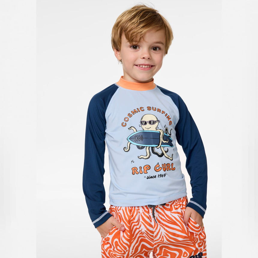 T-shirt Maillot UV Cosmic 1-8ans-Rip Curl-CUR-123TRV-CLÉMENT