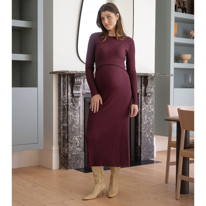 Eden Knit Nursing Dress