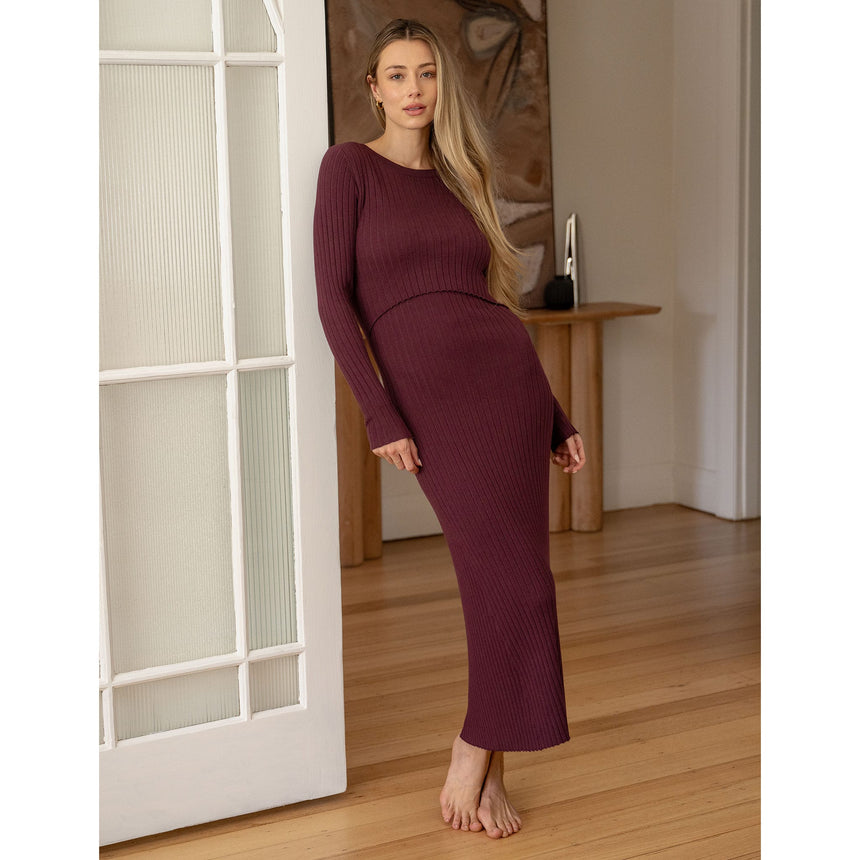 Eden Knit Nursing Dress