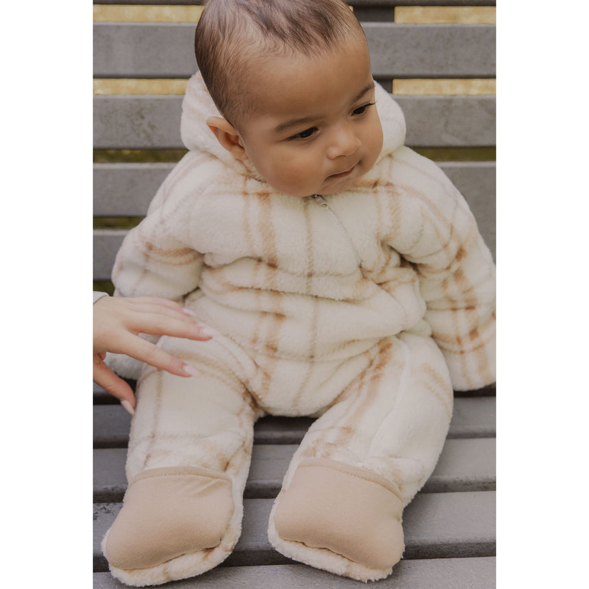 Plaid Coverall 3-24m