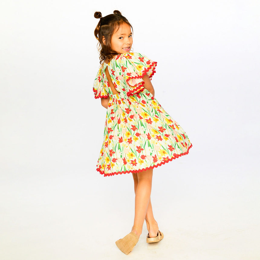 Robe Jonquilles 3-6ans-Deux par Deux-2X2-H30H85-123B-CLÉMENT