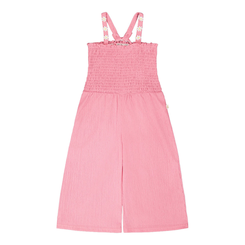 Combinaison Marguerites 7-10ans-Deux par Deux-Rose-7-2X2-H30I40-6240C-CLÉMENT