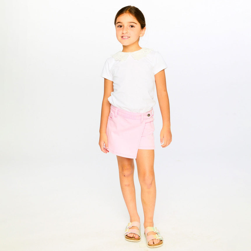 T-shirt Blanc Marguerites 7-10ans-Deux par Deux-2X2-H30I70-100C-CLÉMENT