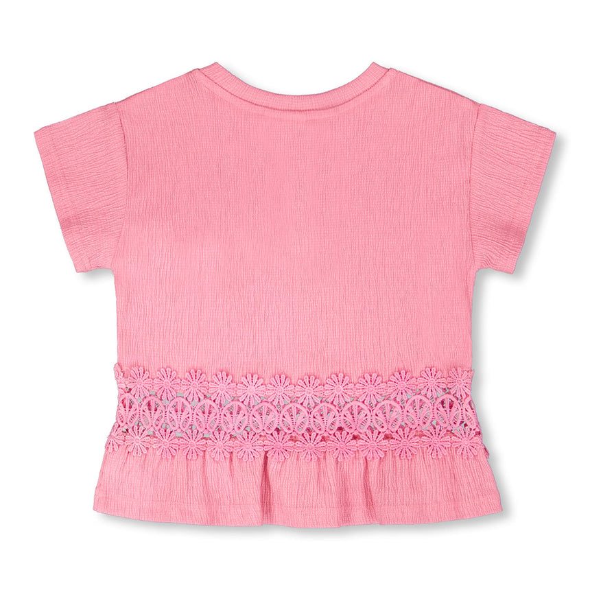 T-shirt Marguerites 7-10ans-Deux par Deux-2X2-H30I71-6240C-CLÉMENT