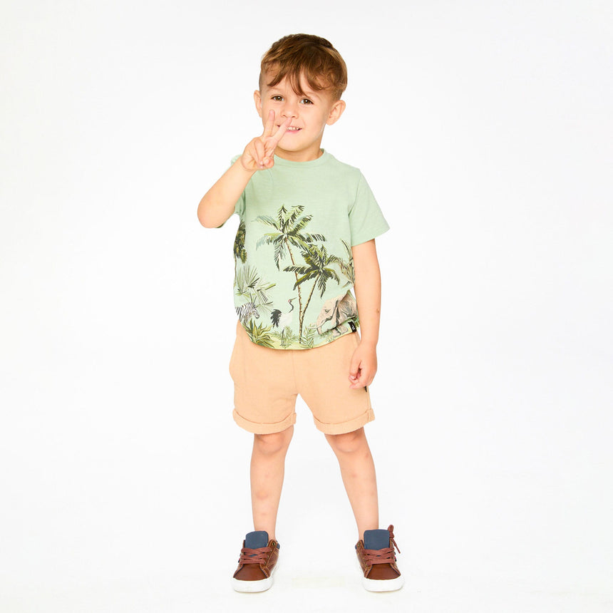 T-shirt Piste Safari 3-6ans-Deux par Deux-2X2-H30S72-3260-CLÉMENT