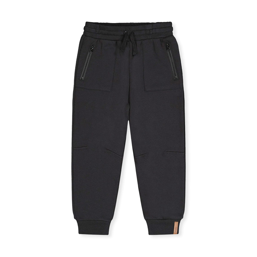 Pantalon Ouaté Boys 7-10ans-Deux par Deux-Noir-7-2X2-J20U21-999C-CLÉMENT