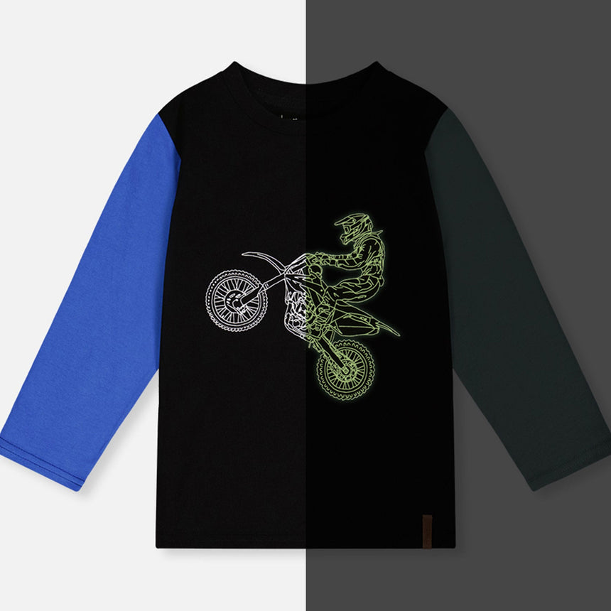T-shirt Motocross Boys 3-6ans-Deux par Deux-2X2-J20U71-998B-CLÉMENT