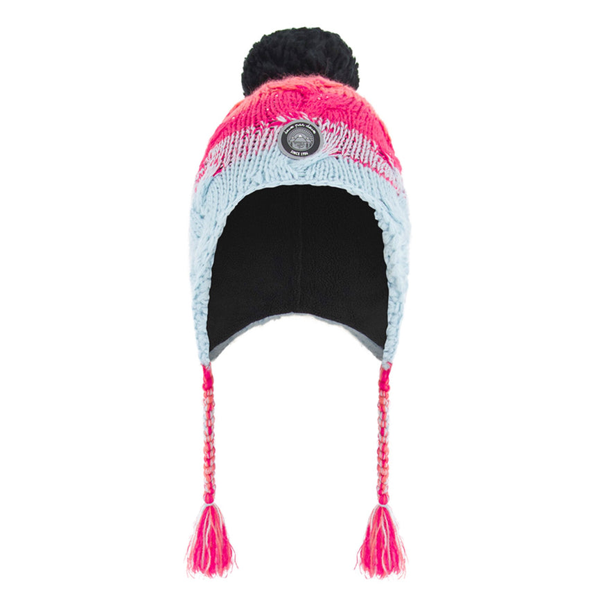 Tuque Rayée Roses 2-14ans-Deux par Deux-Fuchsia-2-4-2X3-G10ZJ02-000B-CLÉMENT