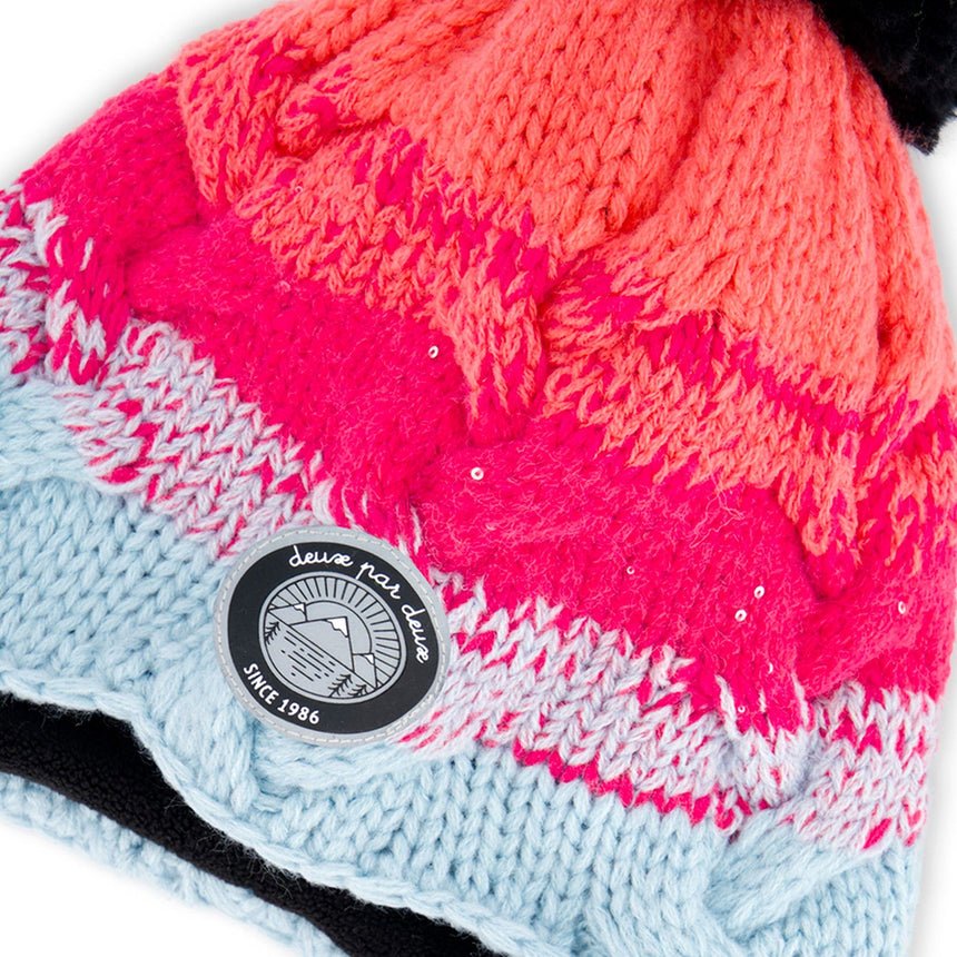 Tuque Rayée Roses 2-14ans-Deux par Deux-2X3-G10ZJ02-000B-CLÉMENT