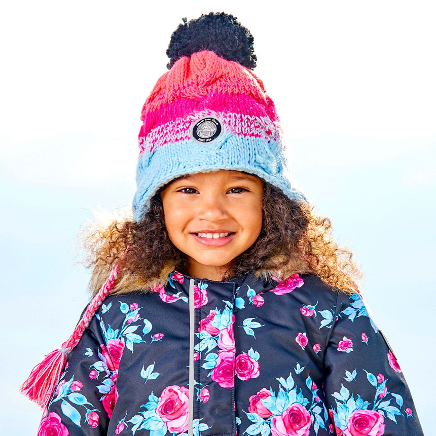 Tuque Rayée Roses 2-14ans-Deux par Deux-2X3-G10ZJ02-000B-CLÉMENT