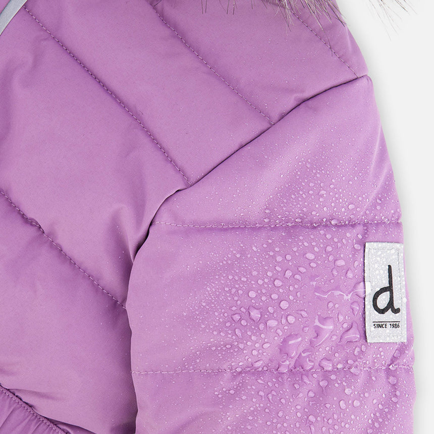Habit de Neige Une Pièce Mauve 6-30mois-Deux par Deux-2X3-J10B702-5003-CLÉMENT