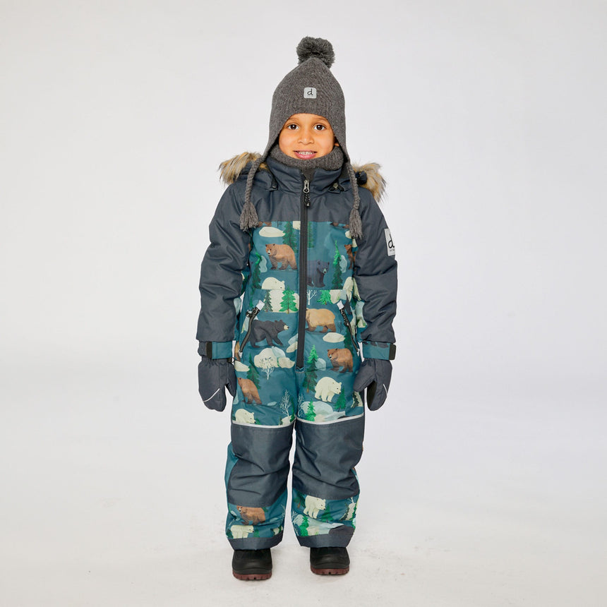 Habit de Neige Une Piècee Ours 2-6ans-Deux par Deux-2X3-J10DB77-052-CLÉMENT