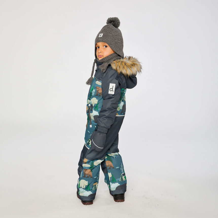 Habit de Neige Une Piècee Ours 2-6ans-Deux par Deux-2X3-J10DB77-052-CLÉMENT