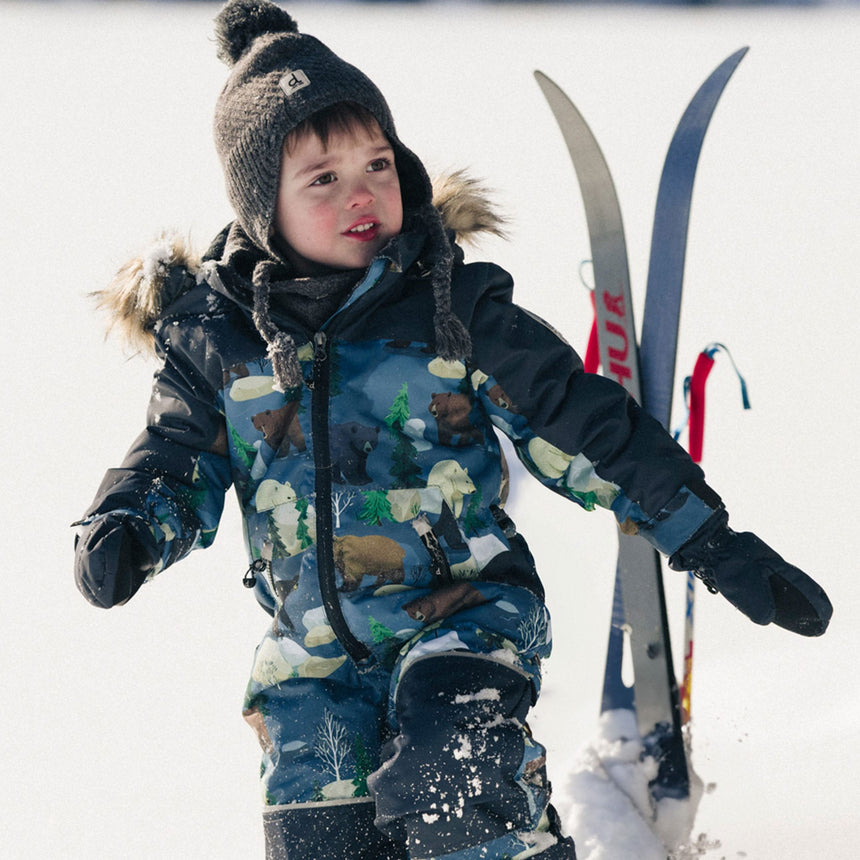 Habit de Neige Une Piècee Ours 2-6ans-Deux par Deux-2X3-J10DB77-052-CLÉMENT