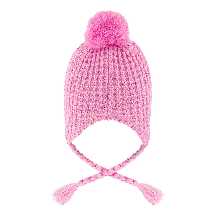 Tuque Tricot Rose 6-24mois-Deux par Deux-2X3-J10Z14B-624A-CLÉMENT