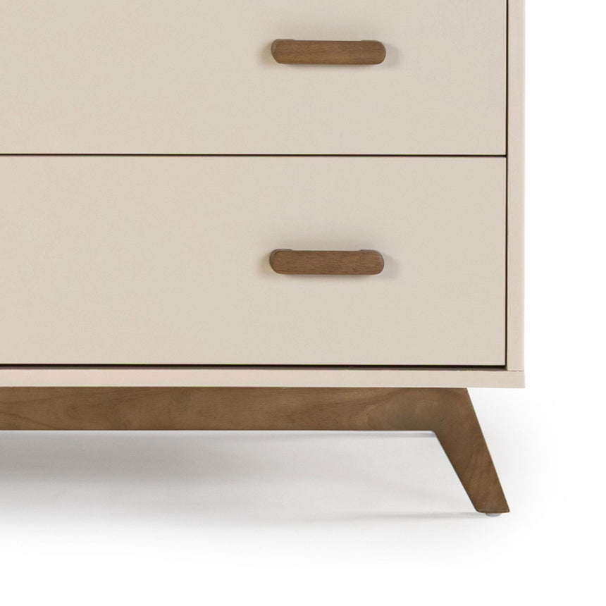 5 Drawers Dresser Chest - Almont Walnut