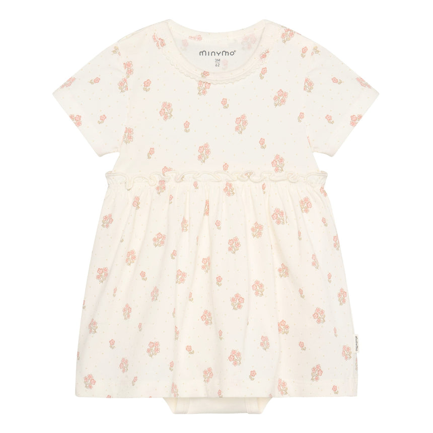 Robe Imprimée Fleurs 6-24mois-Minymo-Ivoire-6 m-AC1-114313-1271-CLÉMENT