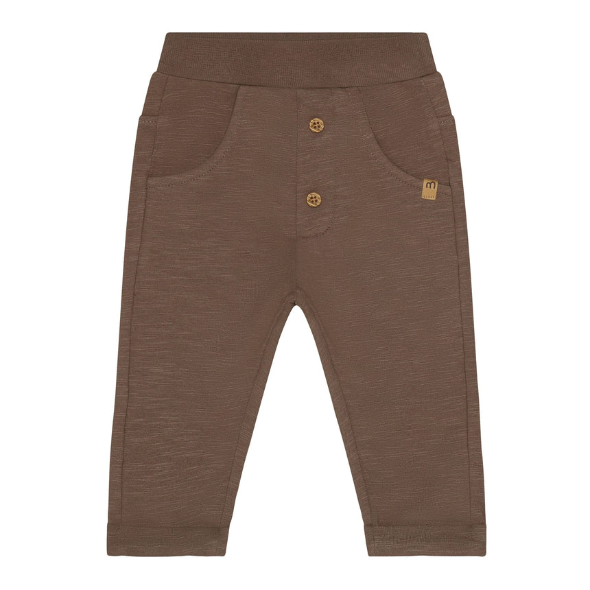 Pantalon Ouaté Uni 6-24mois-Minymo-Brun-6 m-AC1-114443-CLÉMENT