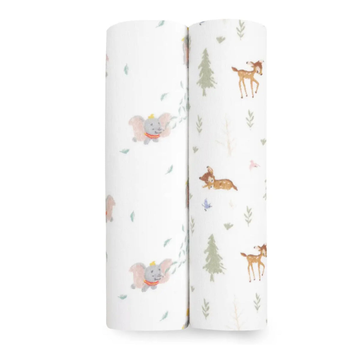 Aden + Anais Essentials – Lot De 2 Doudous Mousseline Coton 41x41 Cm – Ultra Doux, Respirant – Motif Dusty Garçon/Fille