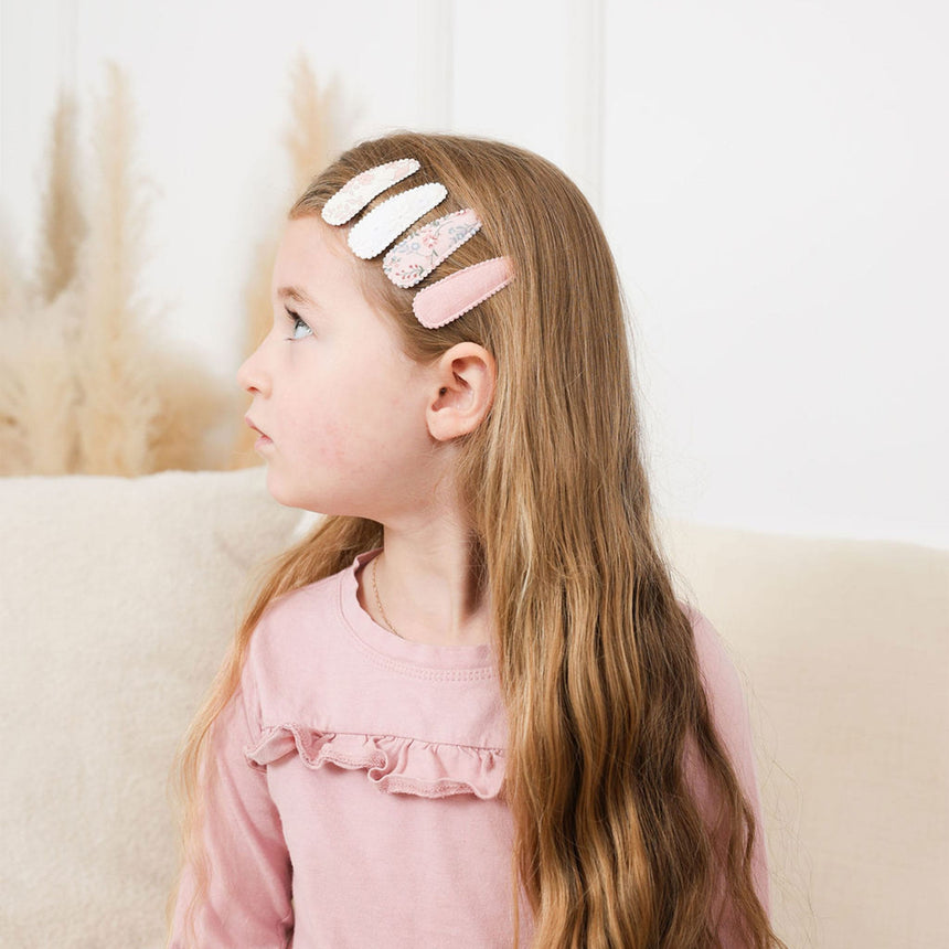 Barrettes Brise Printanière(4)-Ananas co-ANA-SC-04-CLÉMENT