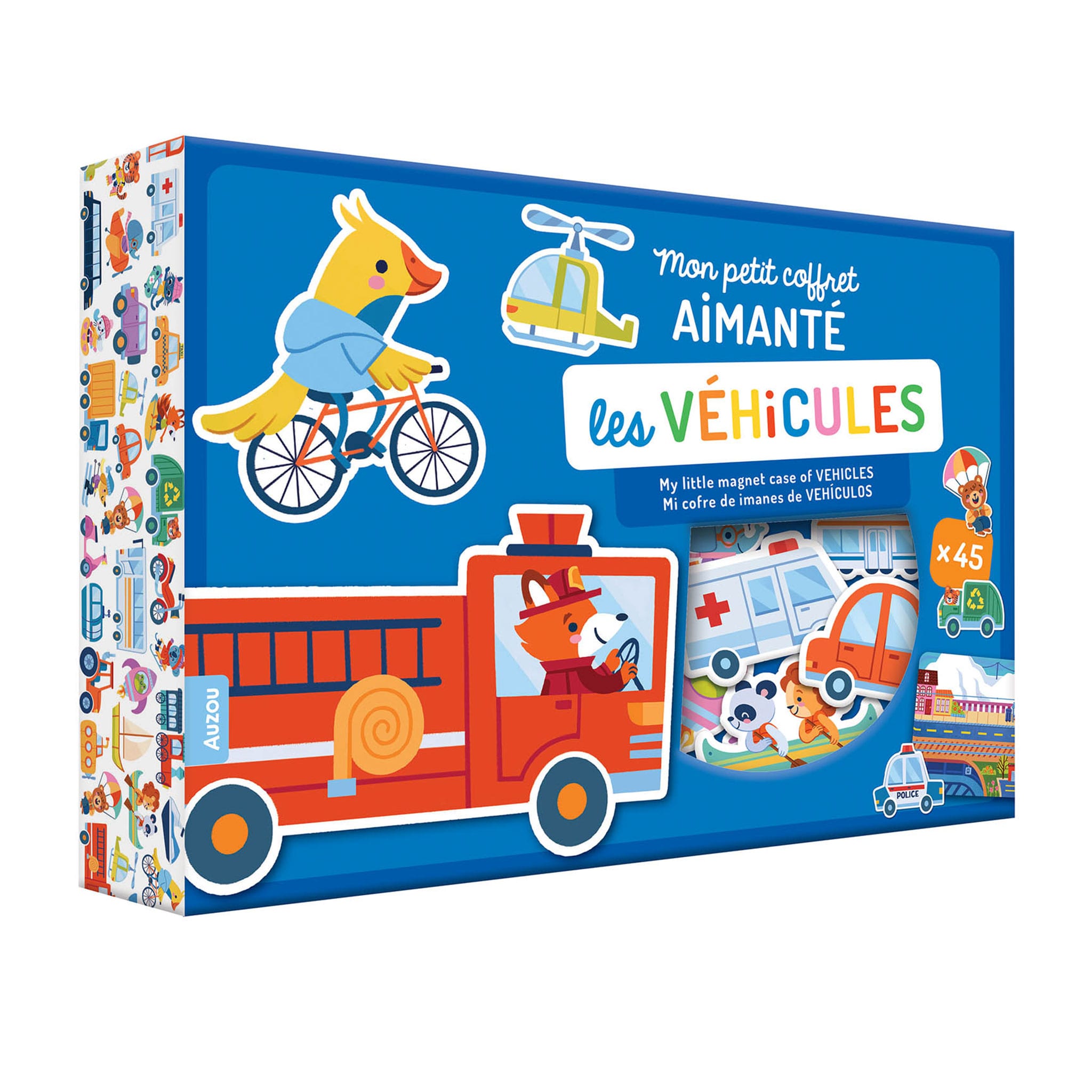 Mon petit âne Mon Petit Coffret Aimanté - Véhicules – CLÉMENT