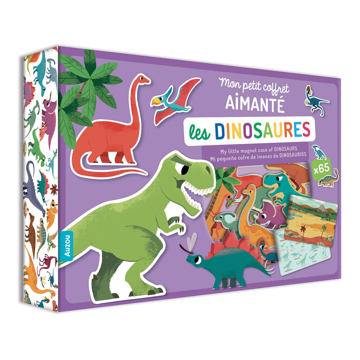 Kit Mon dinosaure en boutons - Kits créatifs avec gommettes : le plein d'idées pour les petits artistes