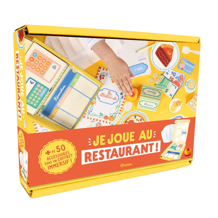 Je joue au restaurant ! - Coffret d'imitation-Auzou-AUZ-791039575089-CLÉMENT