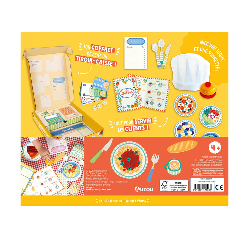 Je joue au restaurant ! - Coffret d'imitation-Auzou-AUZ-791039575089-CLÉMENT