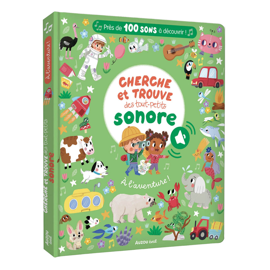Cherche et trouve des tout-petits sonore - À l'aventure !-Auzou-AUZ-791039578547-CLÉMENT
