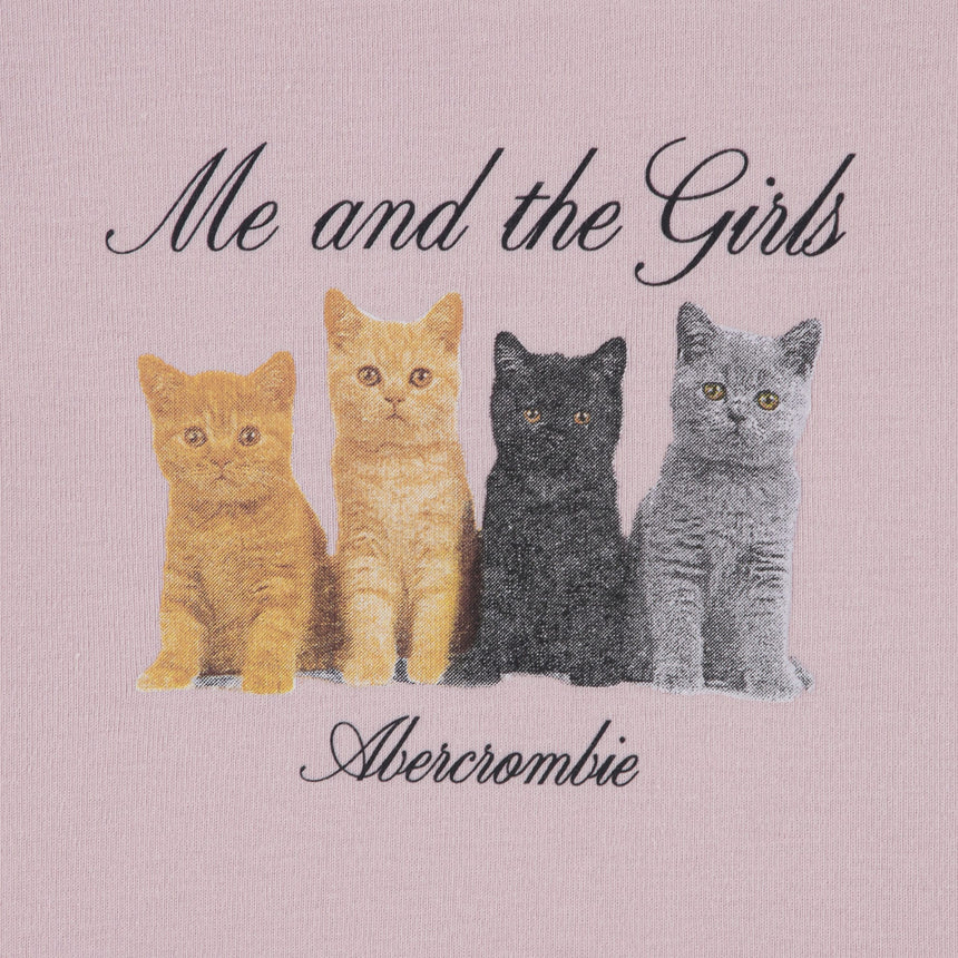 T-shirt Me & The Girls 5-18ans-Abercrombie Kids-A&F-43AN34-AGX-CLÉMENT