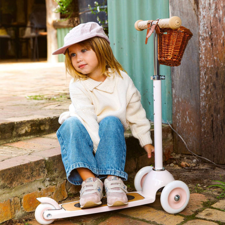 Trottinette - Rose-Banwood-BA3-SCOOTERPINK-CLÉMENT