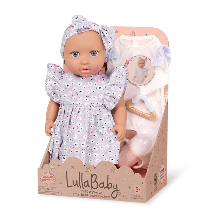 Ensemble Poupée Accessoires et Pyjama Bleus-Babi-BBI-024LBY7712-CLÉMENT