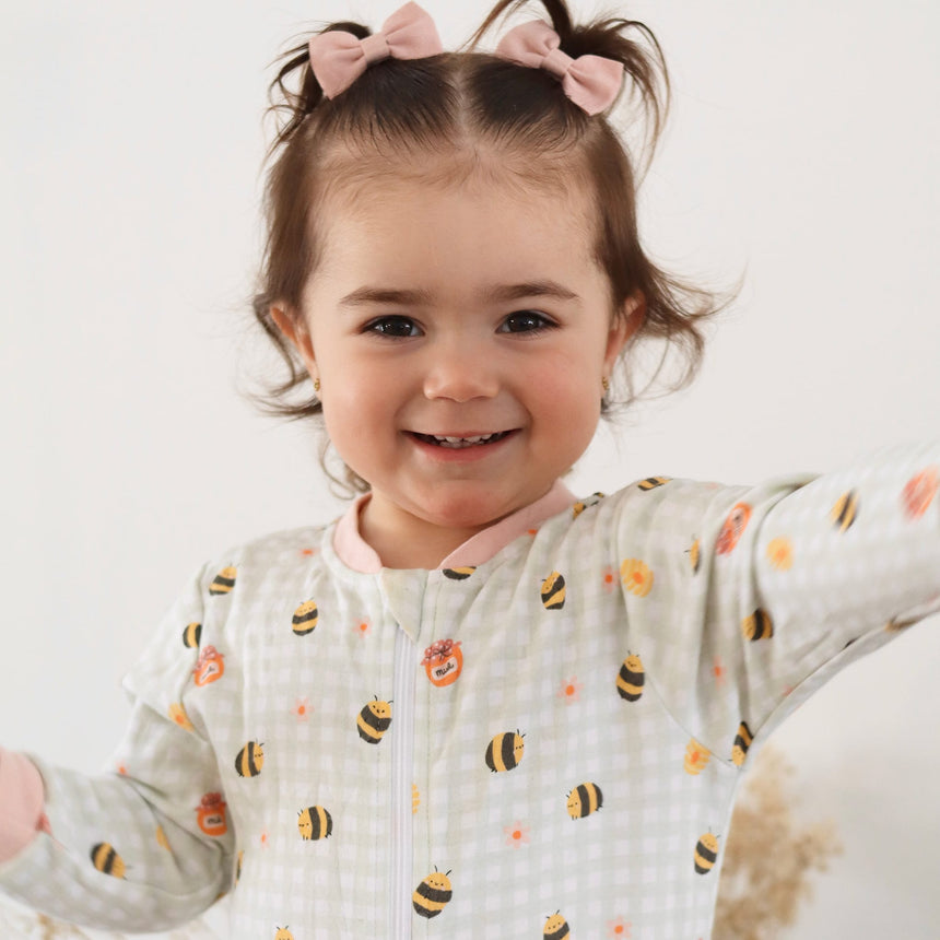 Pyjama Vichy Marguerites 0-30mois-Bebe Confort-BC2-1261732C-CLÉMENT