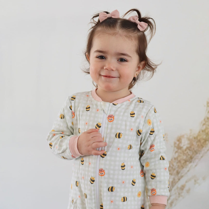 Pyjama Vichy Marguerites 0-30mois-Bebe Confort-BC2-1261732C-CLÉMENT