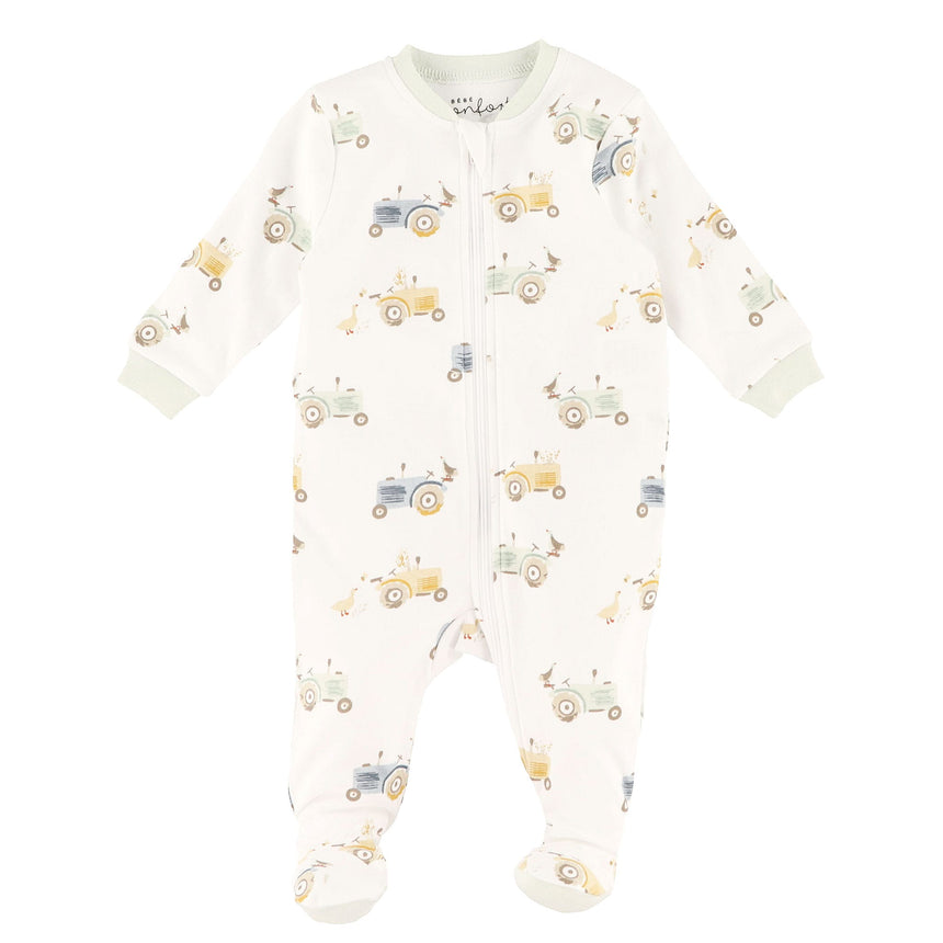 Pyjama Tracteurs Ferme 0-30mois-Bebe Confort-Ivoire-0 m-BC2-1264720C-CLÉMENT