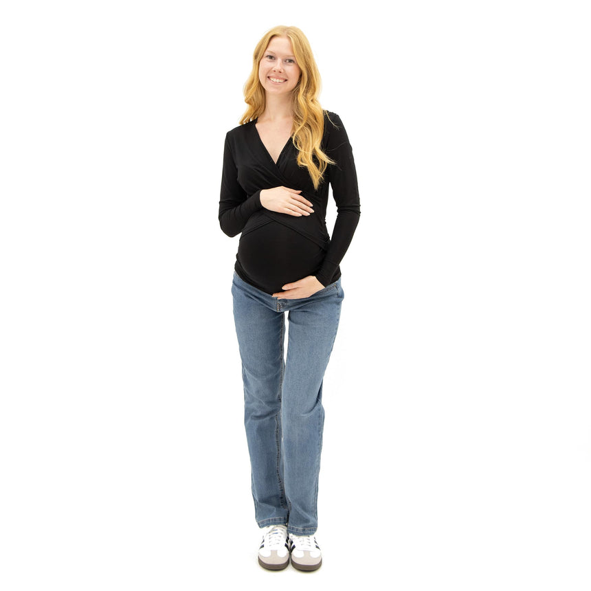 Black Nursing Long Sleeves T-Shirt