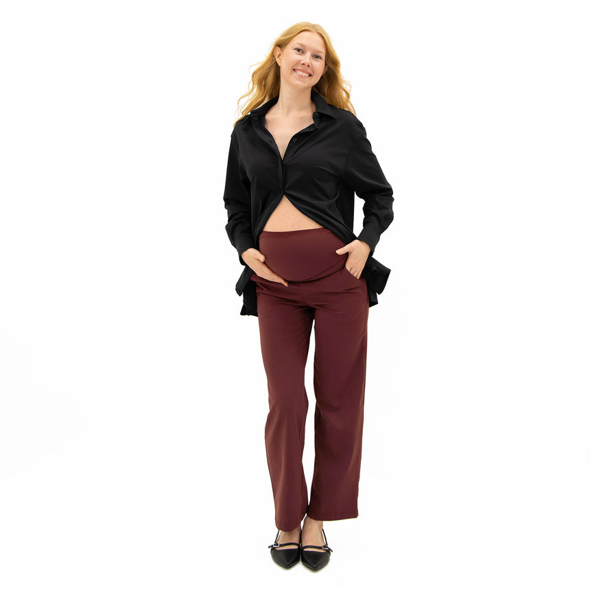 Bordeaux Classic MaternityPant