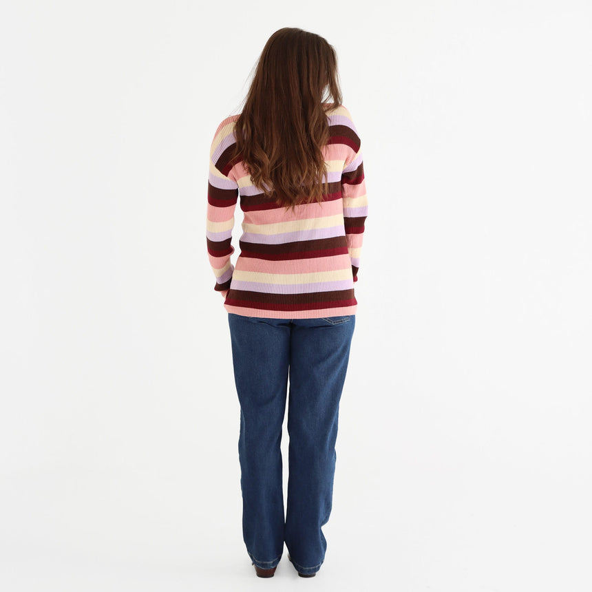 Cardigan Rayé-Bella Maternite-BEA-2268048C-CLÉMENT