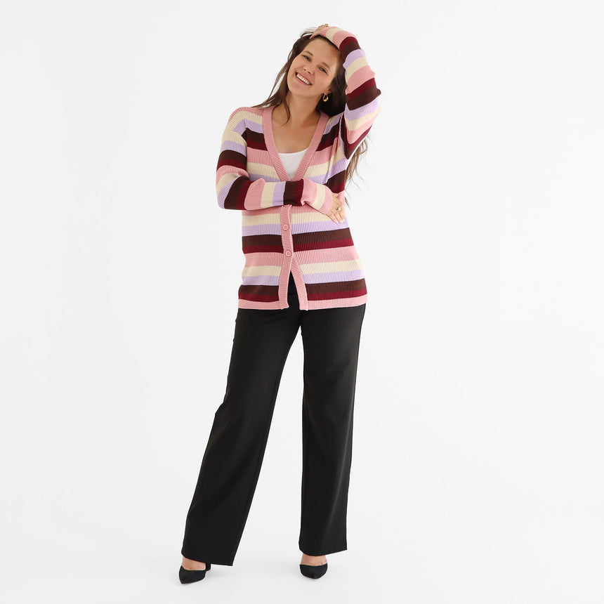 Cardigan Rayé-Bella Maternite-BEA-2268048C-CLÉMENT