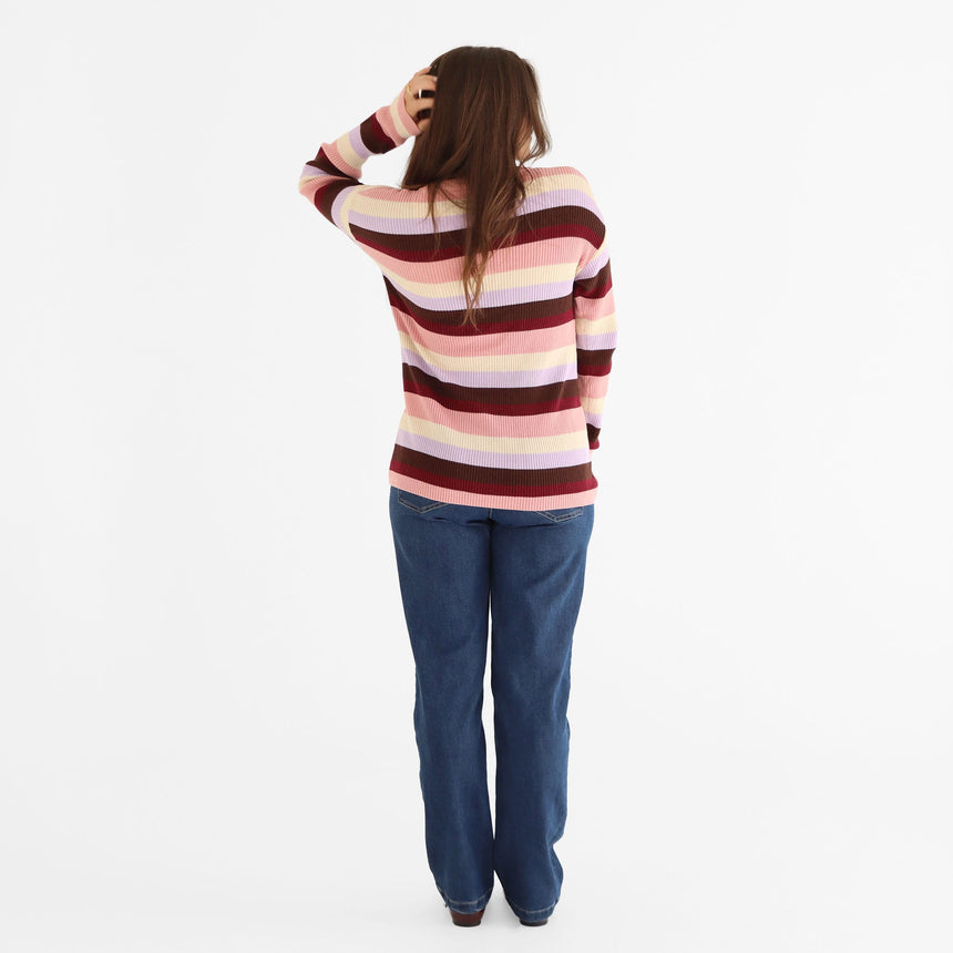 Cardigan Rayé-Bella Maternite-BEA-2268048C-CLÉMENT