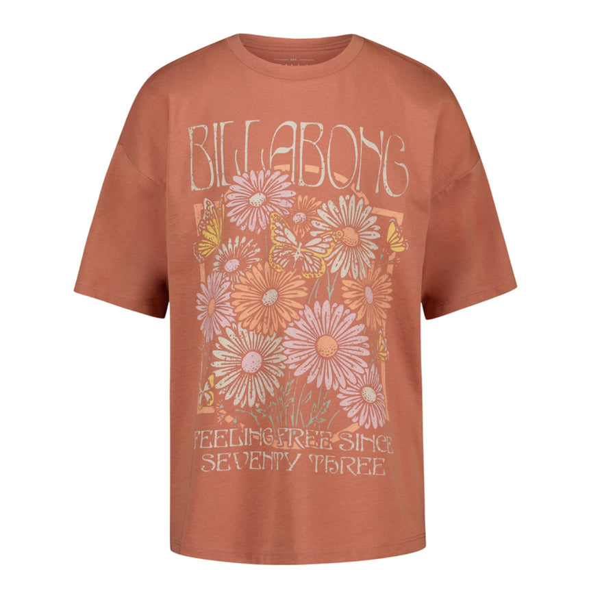 T-shirt Be Free 4-14ans-Billabong-Corail-XXS-BIL-BSFJA37X-282-CLÉMENT