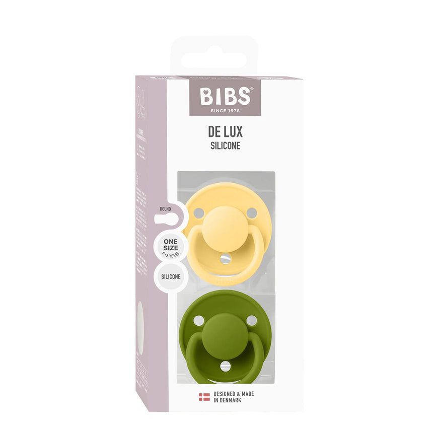 Suce BIBS De Lux 0-36mois (2) - Wasabi / Beurre pâle-Bibs-BIS-150300-CLÉMENT
