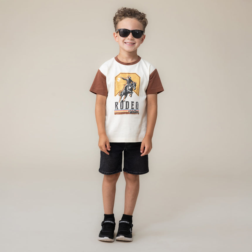 T-shirt Rodéo Ouest 2-12ans-Nano-BOS-S2603-07-CLÉMENT