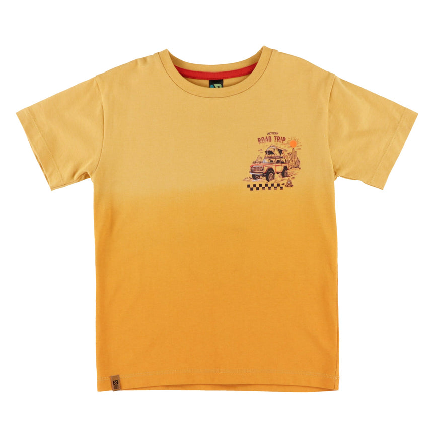 T-shirt Dip Dye Ouest 2-12ans-Nano-Jaune-2-BOS-S2603-09-CLÉMENT