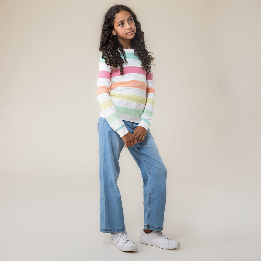 Pull Tricot Rayé Aloha 2-12ans-Nano-BOS-S2604-08-CLÉMENT